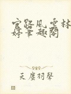 官路风云林海姜婷笔趣阁