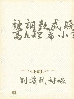 被调教成贱奴的高h短篇小说推荐