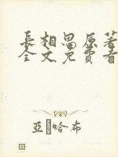 长相思原著小说全文免费看