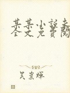 某某小说未删减全文免费阅读无弹窗