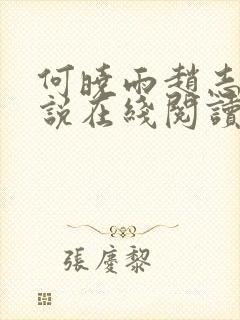 何晓雨赵志远小说在线阅读封面