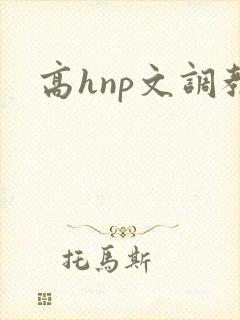 高hnp文调教