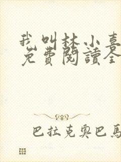 我叫林小喜全文免费阅读全文