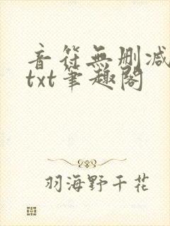 音符无删减全文txt笔趣阁