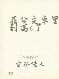 在公交车里c弄到高c了