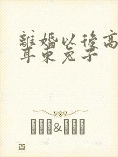 离婚以后高干 耳东兔子