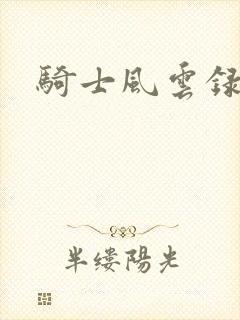 骑士风云录