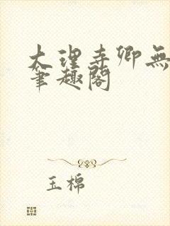 大理寺卿无删改笔趣阁封面