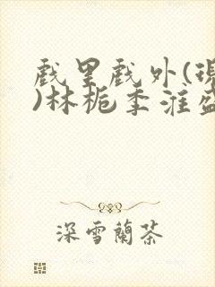 戏里戏外(现场)林栀季淮盛笔趣阁封面