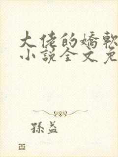 大佬的娇软美人小说全文免费阅读
