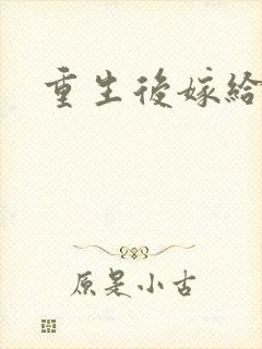 重生后嫁给三叔