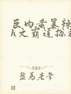 巨肉黄暴辣文高h文霸道总裁