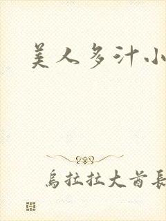 美人多汁小说