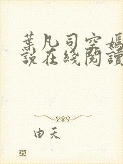 叶凡司空嫣然小说在线阅读