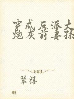 穿成反派大佬的炮灰前妻孙筱西