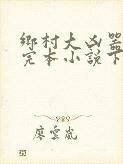 乡村大凶器免费完本小说下载
