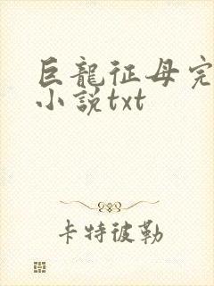 巨龙征母完结版小说txt