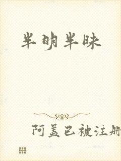 半明半昧
