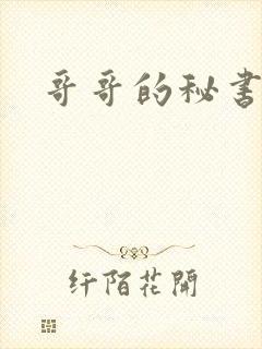哥哥的秘书