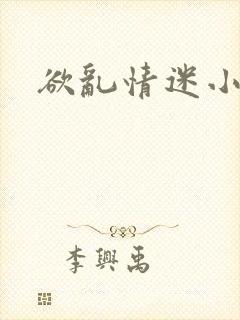 欲乱情迷小说