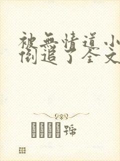 被无情道小师弟倒追了全文封面