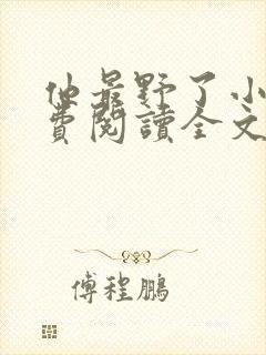 他最野了小说免费阅读全文