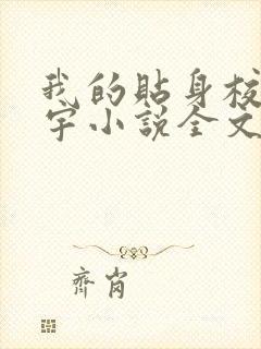 我的贴身校花唐宇小说全文封面