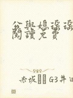 公与媳瑶瑶小说阅读免费