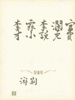 李霖李澜官场奇才小说免费阅读