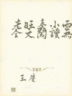 老旺秦小雨小说全文阅读无弹窗