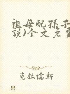 祖母配孙子(小说)全文免费阅读他封面
