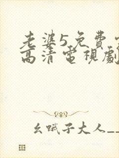 老婆5免费完整高清电视剧在线观看
