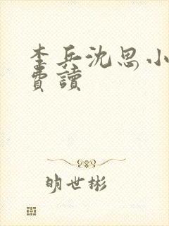李兵沈思小说免费读