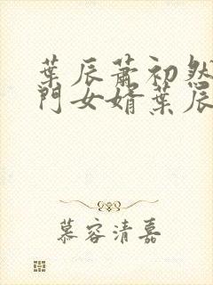 叶辰萧初然 上门女婿叶辰