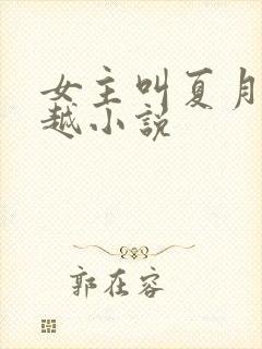 女主叫夏月的穿越小说封面