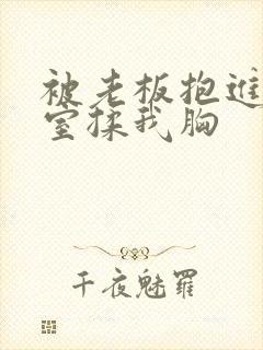 被老板抱进办公室揉我胸