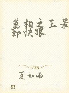 万相之王最新章节快眼
