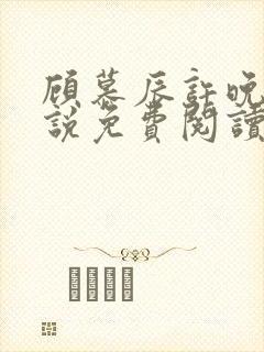 顾慕辰许晚音小说免费阅读最新章节封面