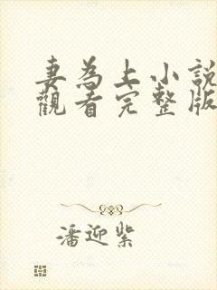 妻为上小说免费观看完整版笔趣阁