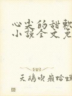 心尖的甜软是你小说全文免费阅读