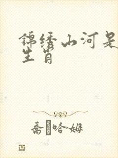锦绣山河是什么生肖