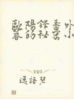 欧阳锋番外之黄蓉的秘密小说叫什么