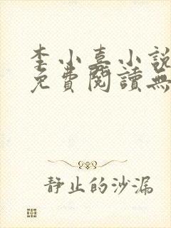李小喜小说全文免费阅读无弹窗封面