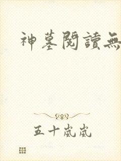 神墓阅读无弹窗