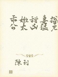 乖嫩甜妻总裁老公太凶猛免费阅读