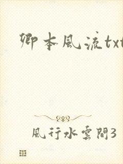 卿本风流txt