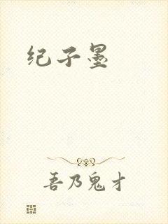 纪子墨封面