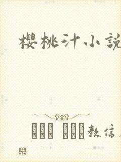 樱桃汁小说封面