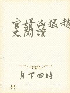 官婿凶猛赵阳全文阅读
