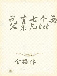 我有七个无敌师父叶凡txt